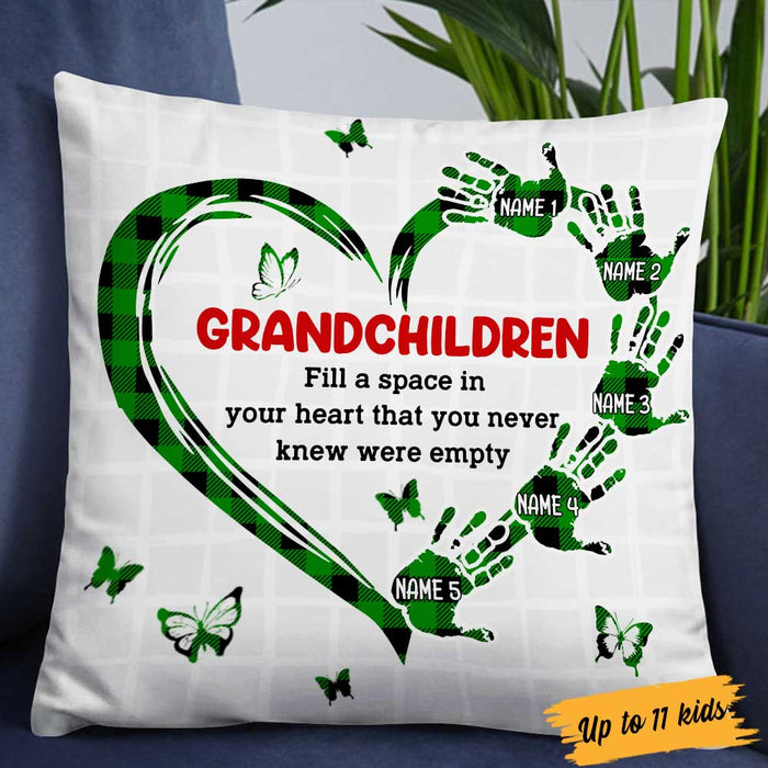 Personalized Mom Grandma Grandkids Pillow NB25 30O58 1