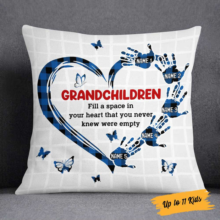 Personalized Mom Grandma Grandkids Pillow NB25 30O58 1