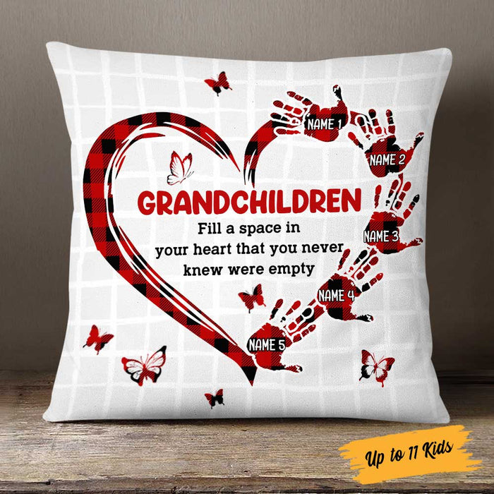 Personalized Mom Grandma Grandkids Pillow NB25 30O58 1