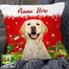 Personalized Dog Cat Photo Christmas Pillow OB261 87O53 1