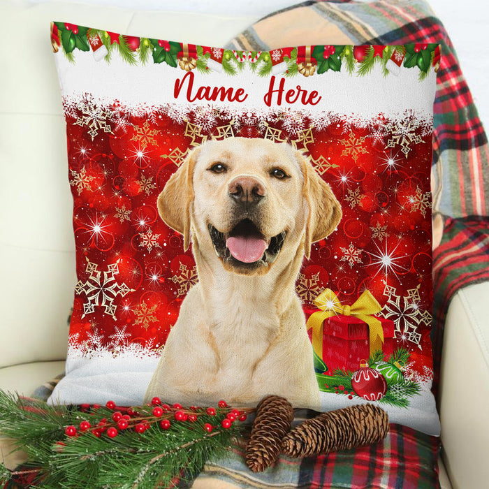 Personalized Dog Cat Photo Christmas Pillow OB264 87O53 1