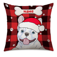 Personalized Christmas Dog Pillow NB22 24O32 thumb 1