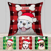 Personalized Christmas Dog Pillow NB22 24O32 thumb 1