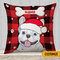 Personalized Christmas Dog Pillow NB22 24O32 thumb 1