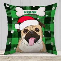 Personalized Christmas Dog Pillow NB22 24O32 thumb 1