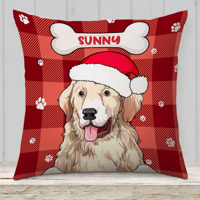 Personalized Christmas Dog Pillow NB22 24O32 1