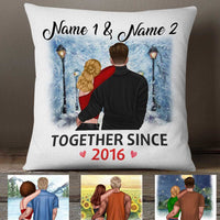 Personalized Couple Together Since Pillow NB31 95O34 thumb 1