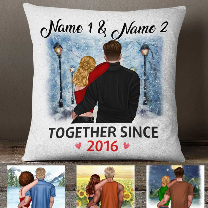 Personalized Couple Together Since Pillow NB31 95O34 1
