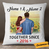 Personalized Couple Together Since Pillow NB31 95O34 1