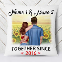 Personalized Couple Together Since Pillow NB31 95O34 thumb 1