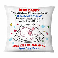 Personalized Christmas New Dad Pillow NB27 30O58 thumb 1