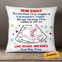 Personalized Christmas New Dad Pillow NB27 30O58 thumb 1