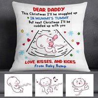 Personalized Christmas New Dad Pillow NB27 30O58 thumb 1