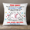 Personalized Christmas New Dad Pillow NB27 30O58 1