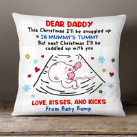 Personalized Christmas New Dad Pillow NB27 30O58 thumb 1