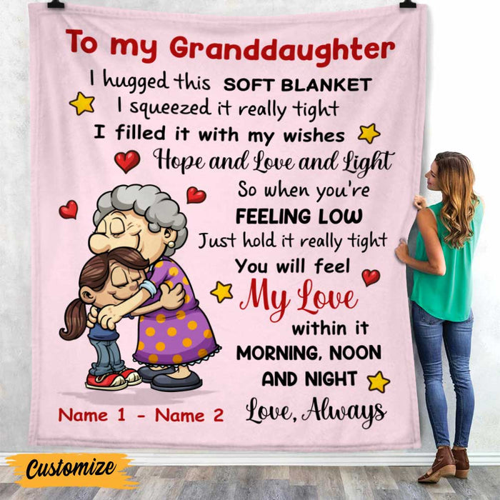 Personalized To Grandma Mom Kid Grandkid Son Grandson Daughter Granddaughter Blanket NB22 29O47 1