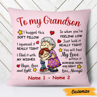 Personalized To Grandson Pillow NB23 29O47 thumb 1