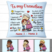 Personalized To Grandson Pillow NB23 29O47 thumb 1