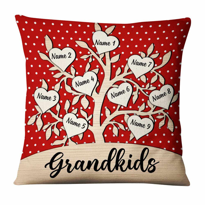 Personalized family sale tree pillow