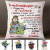 Personalized Granddaughter Snowman Pillow NB32 81O34 thumb 1
