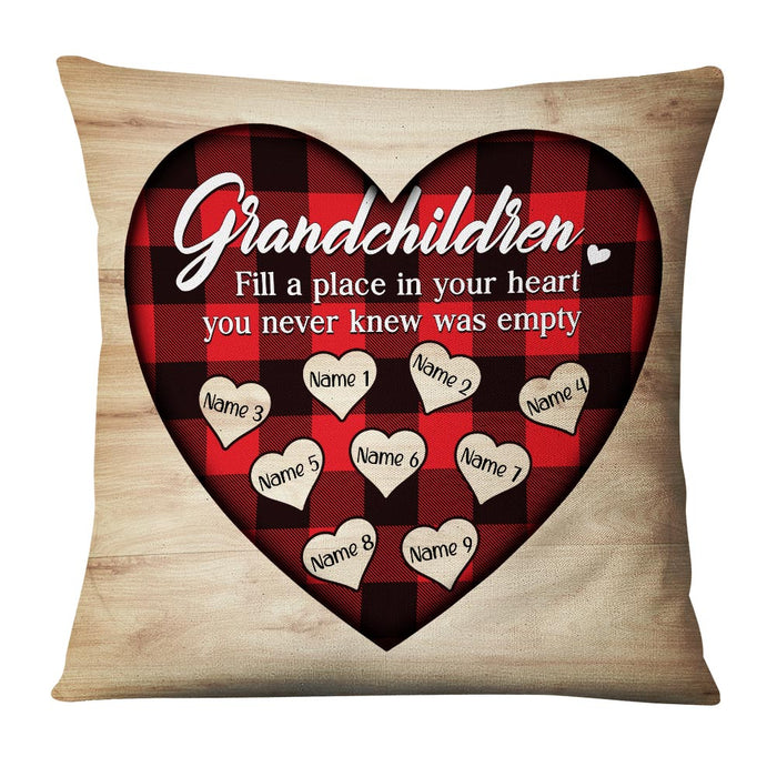 Personalized Grandma Heart Pillow NB32 95O36 1