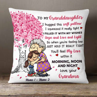 Personalized Mom Grandma Granddaughter Grandkid Pillow NB53 30O58 thumb 1