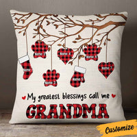 Personalized Mom Grandma Granddaughter Grandson Daughter Son Pillow NB32 26O57 thumb 1