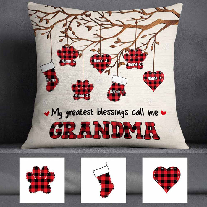 Personalized Mom Grandma Granddaughter Grandson Daughter Son Pillow NB32 26O57 1