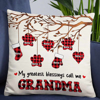 Personalized Mom Grandma Granddaughter Grandson Daughter Son Pillow NB32 26O57 thumb 1