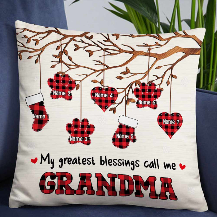 Personalized Mom Grandma Granddaughter Grandson Daughter Son Pillow NB32 26O57 1