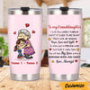 Personalized To Granddaughter Hug This Steel Tumbler NB191 29O47 1