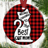 Christmas Cat Mom Circle Ornament NB24 26O53 1