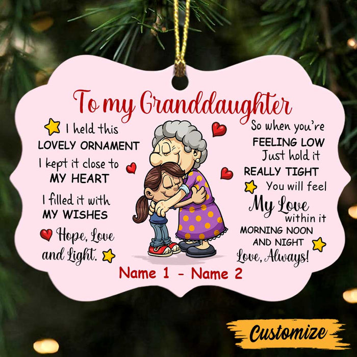 Personalized To Grandma Mom Kid Grandkid Son Grandson Daughter Granddaughter Benelux Ornament NB191 29O47 1