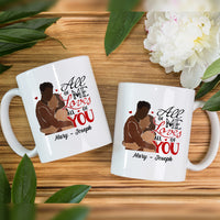 Personalized BWA Couple All Love All Mug AG263 65O65 thumb 1