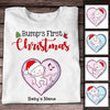 Personalized Baby Bump Christmas T Shirt NB41 81O47 1