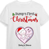 Personalized Baby Bump Christmas T Shirt NB41 81O47 1