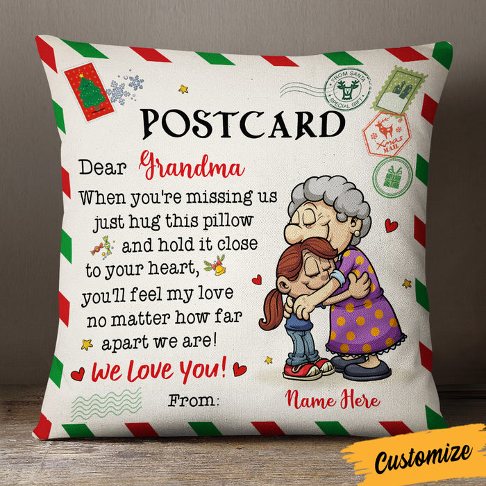 Personalized Mom Grandma Son Daughter Granddaughter Grandson Pillow NB42 26O57 1