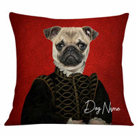Personalized Dog Cat Photo Renaissance Pillow OB261 81O34 thumb 1