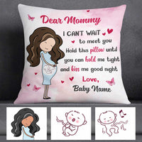 Personalized Baby Bump Christmas Pillow NB83 30O58 thumb 1