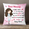 Personalized Baby Bump Christmas Pillow NB83 30O58 1