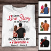 Personalized Couple Love Story T Shirt NB41 30O53 1