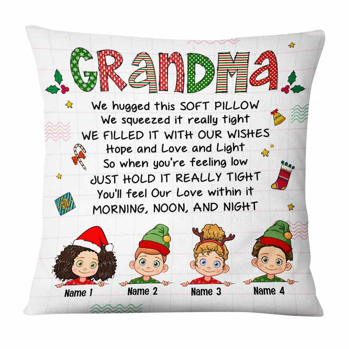 Personalized Mom Grandma Son Daughter Granddaughter Grandson Pillow NB51 26O57 1