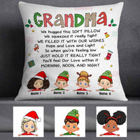 Personalized Mom Grandma Son Daughter Granddaughter Grandson Pillow NB51 26O57 thumb 1