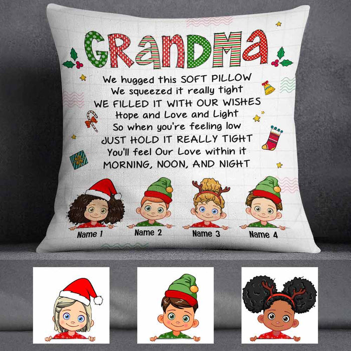 Personalized Mom Grandma Son Daughter Granddaughter Grandson Pillow NB51 26O57 1