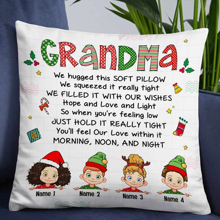 Personalized Mom Grandma Son Daughter Granddaughter Grandson Pillow NB51 26O57 1