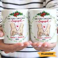 Personalized Couple Christmas Engaged Married Mug OB293 81O47 thumb 1
