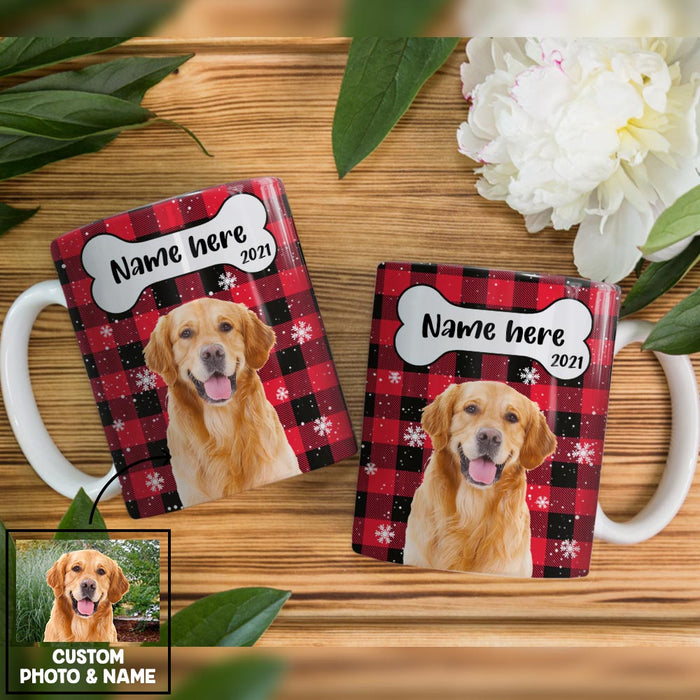 Personalized Dog Cat Photo Christmas Mug OB271 95O36 1