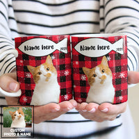 Personalized Dog Cat Photo Christmas Mug OB271 95O36 thumb 1