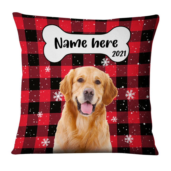 Personalized Dog Cat Photo Christmas Pillow OB271 95O36 1