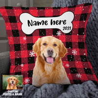 Personalized Dog Cat Photo Christmas Pillow OB271 95O36 thumb 1